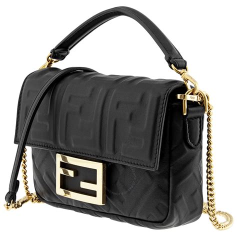 fendi black bags|fendi black evening bag.